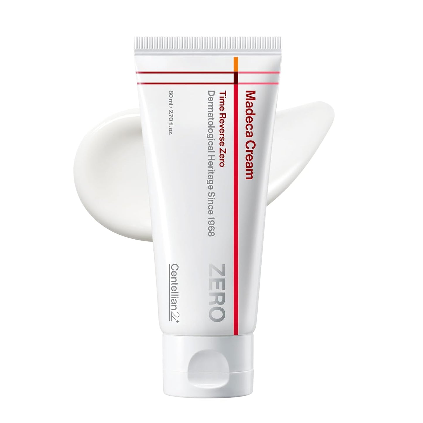 CENTELLIAN 24 Madeca Cream Time Reverse Zero 2.70 fl oz - Lightweight Anti-Aging, Face Moisturizer, Blue Active TECA, Cooling Cica, Firming, Deep Hydration, Barrier Repair, Sensitive, Oily Skin