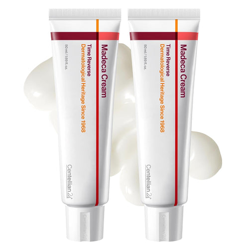 CENTELLIAN 24 Madeca Cream Time Reverse (50ml/1.69fl oz, Pack of 2) Advanced Fast-Absorbing & Nourishing Cream, Hydrates, Reduces Wrinkles, Korean Skin Care, Centella Asiatica